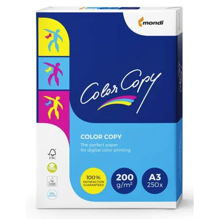 Mondi Laser-Papier Color Copy, satiniert, A3, 200 g/m², weiß, 250 Blatt