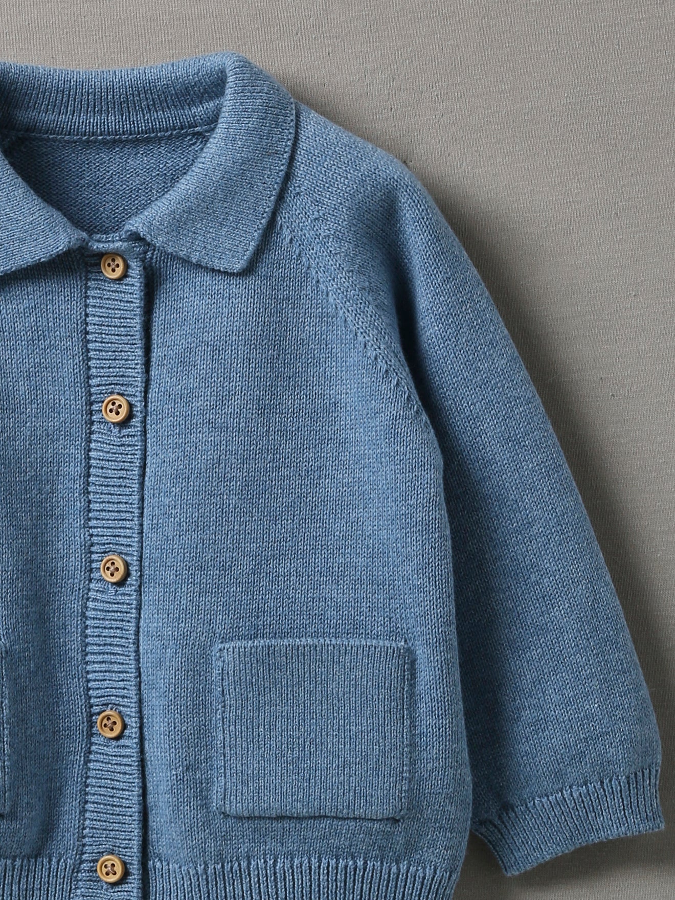 Cardigan Bébé col polo