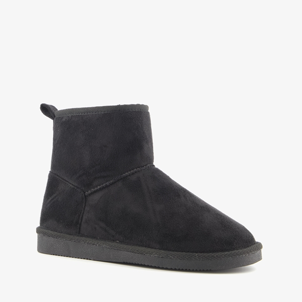 Thu!s hoge dames pantoffels zwart