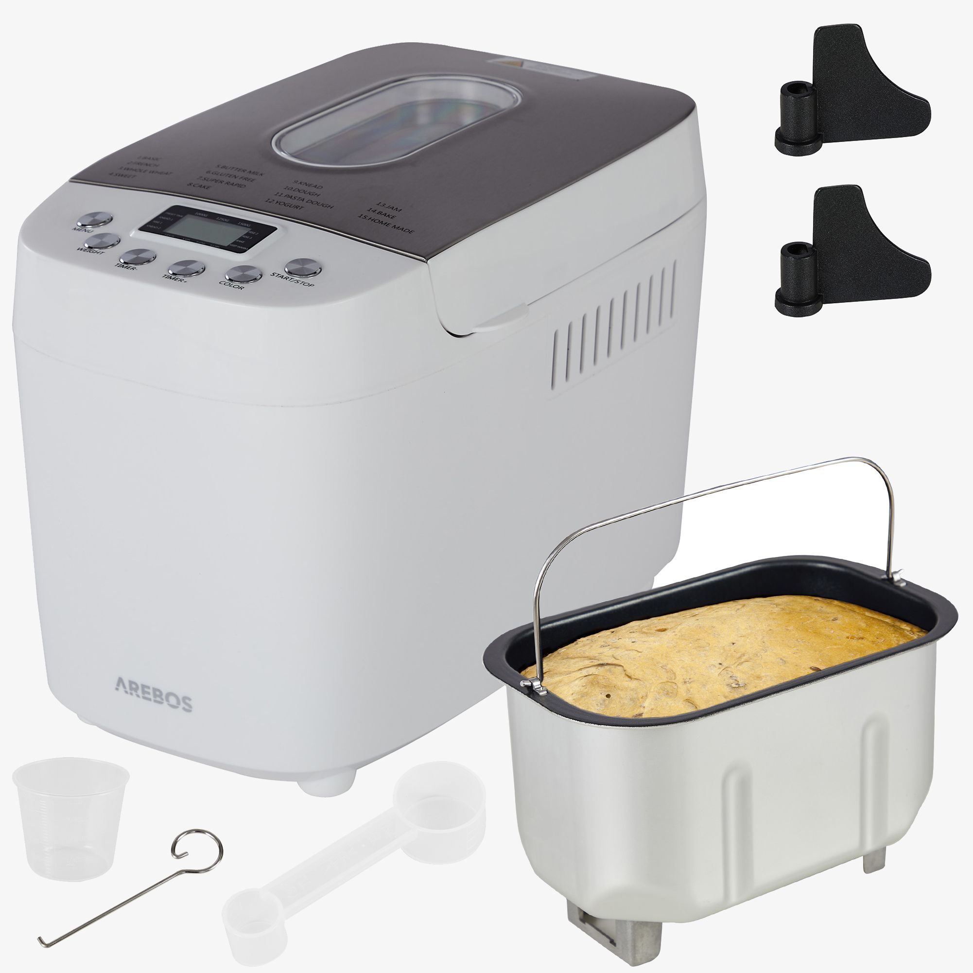 Brotbackautomat 1500g 15 Programme weiß