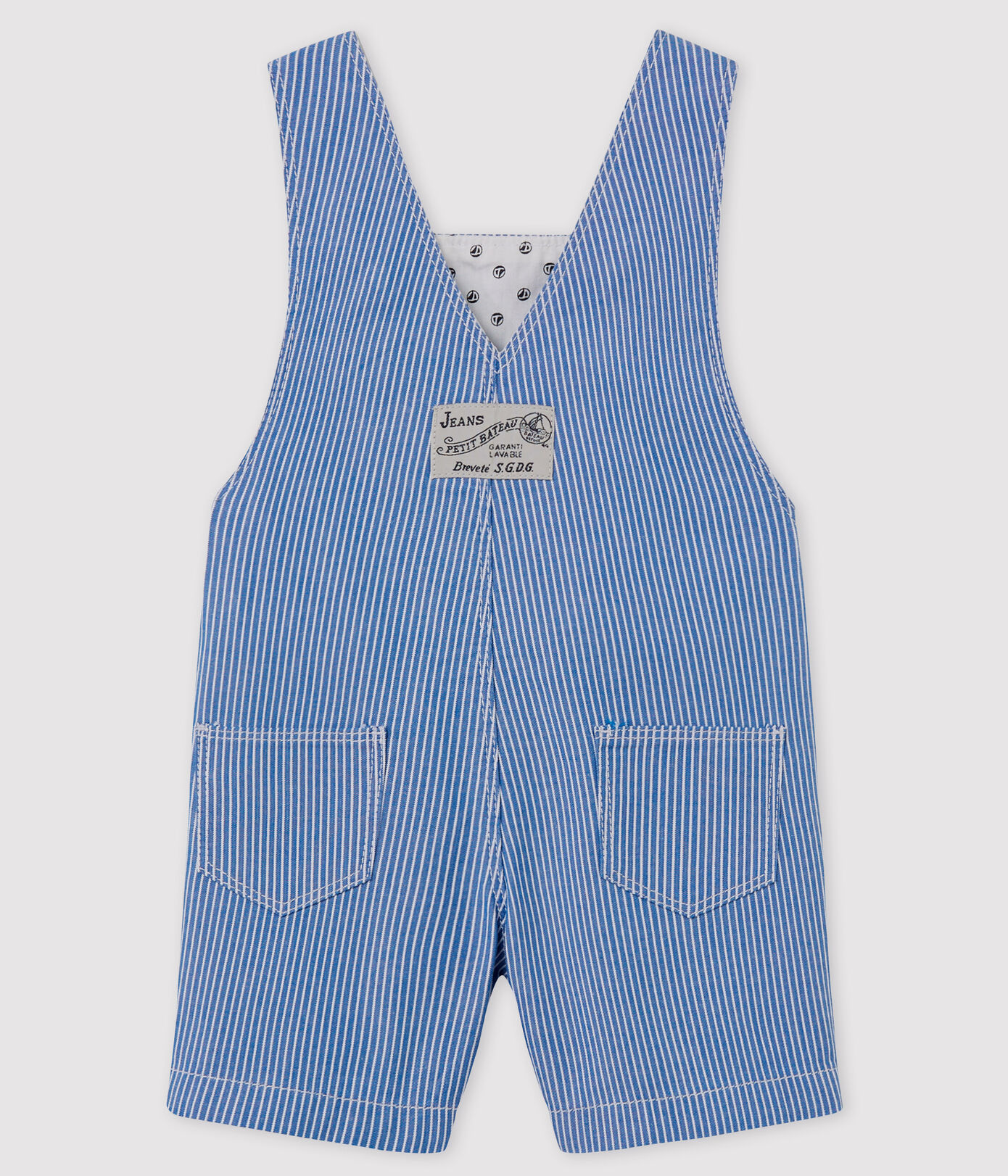 Salopette en toile bébé