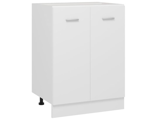 VIDAXL - Meuble bas Armoire de cuisine blanc 60x46x81,5 cm aggloméré