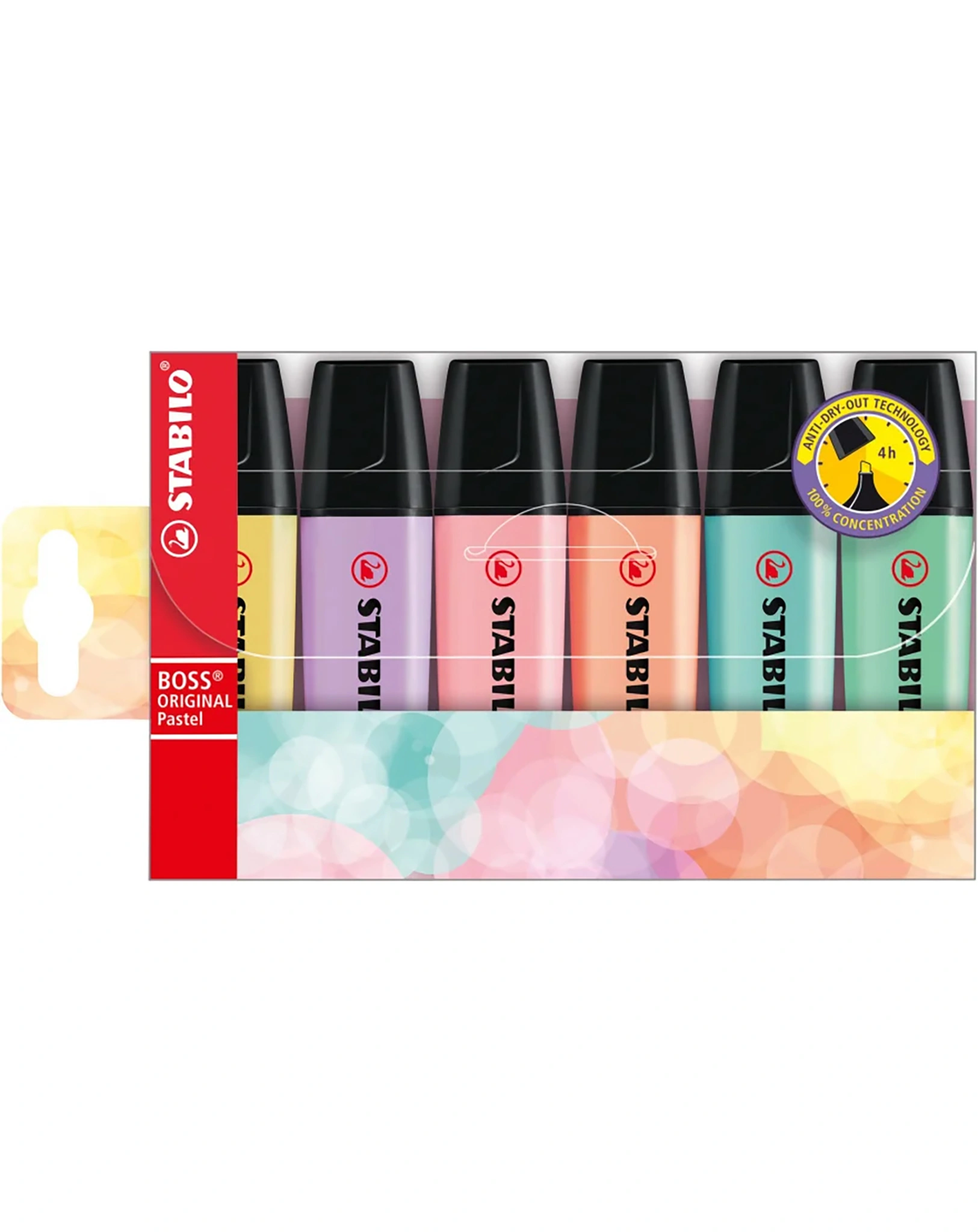 Textmarker STABILO® BOSS ORIGINAL PASTEL 6er-Pack