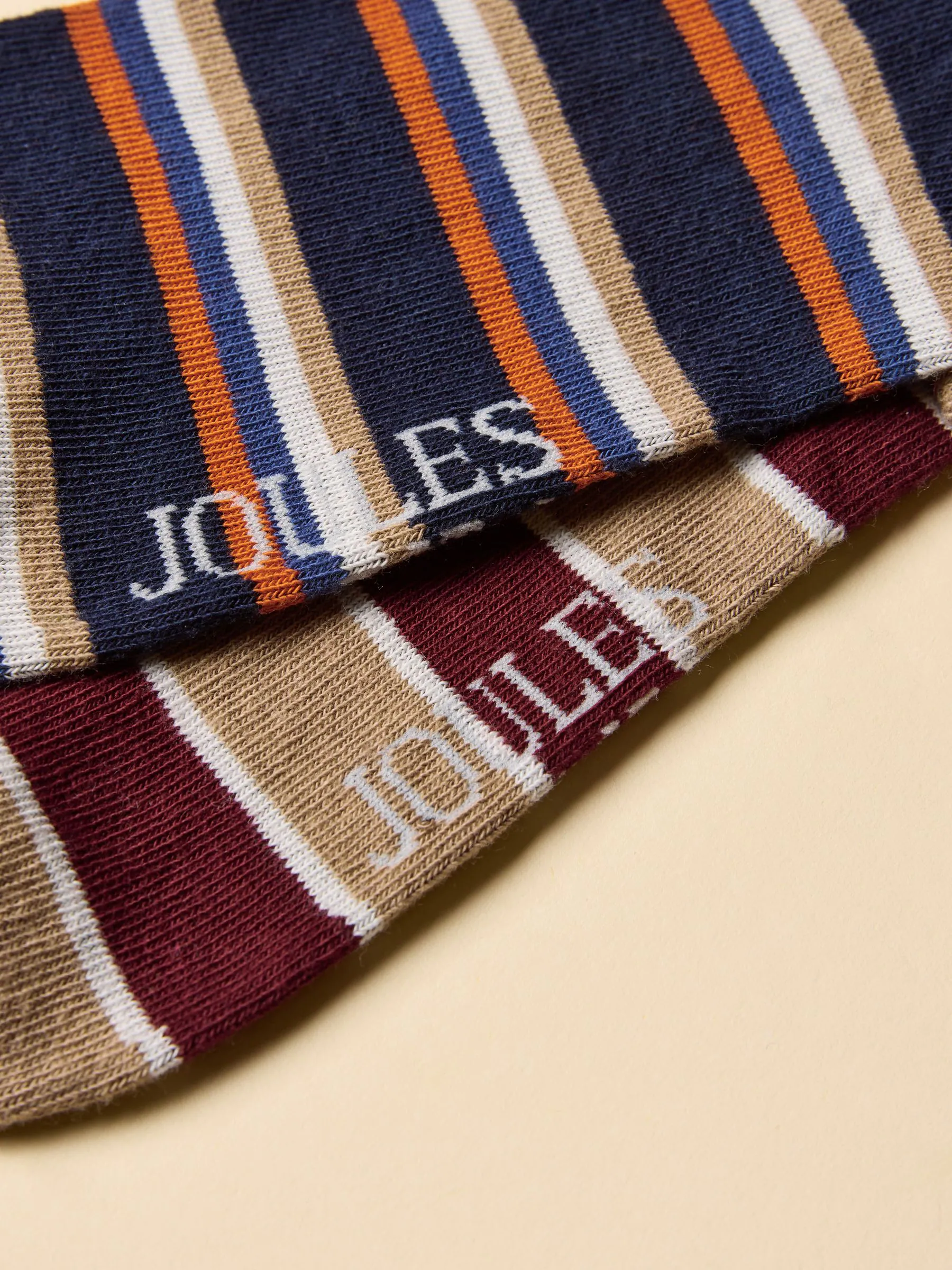 Marineblauw - Joules Men's Rilla Socks 2 Pack (size 7-12)