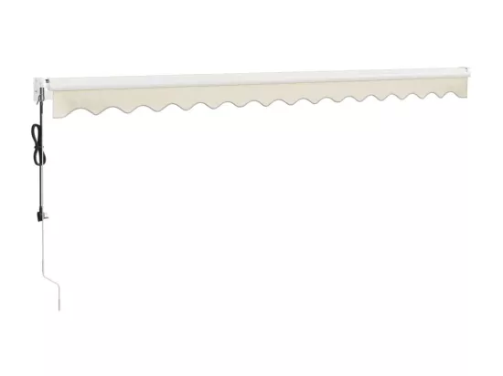 Auvent rétractable automatique crème 4x3