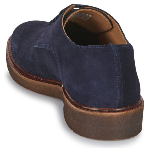 Selected - SLHLUKE SUEDE DERBY - Marine