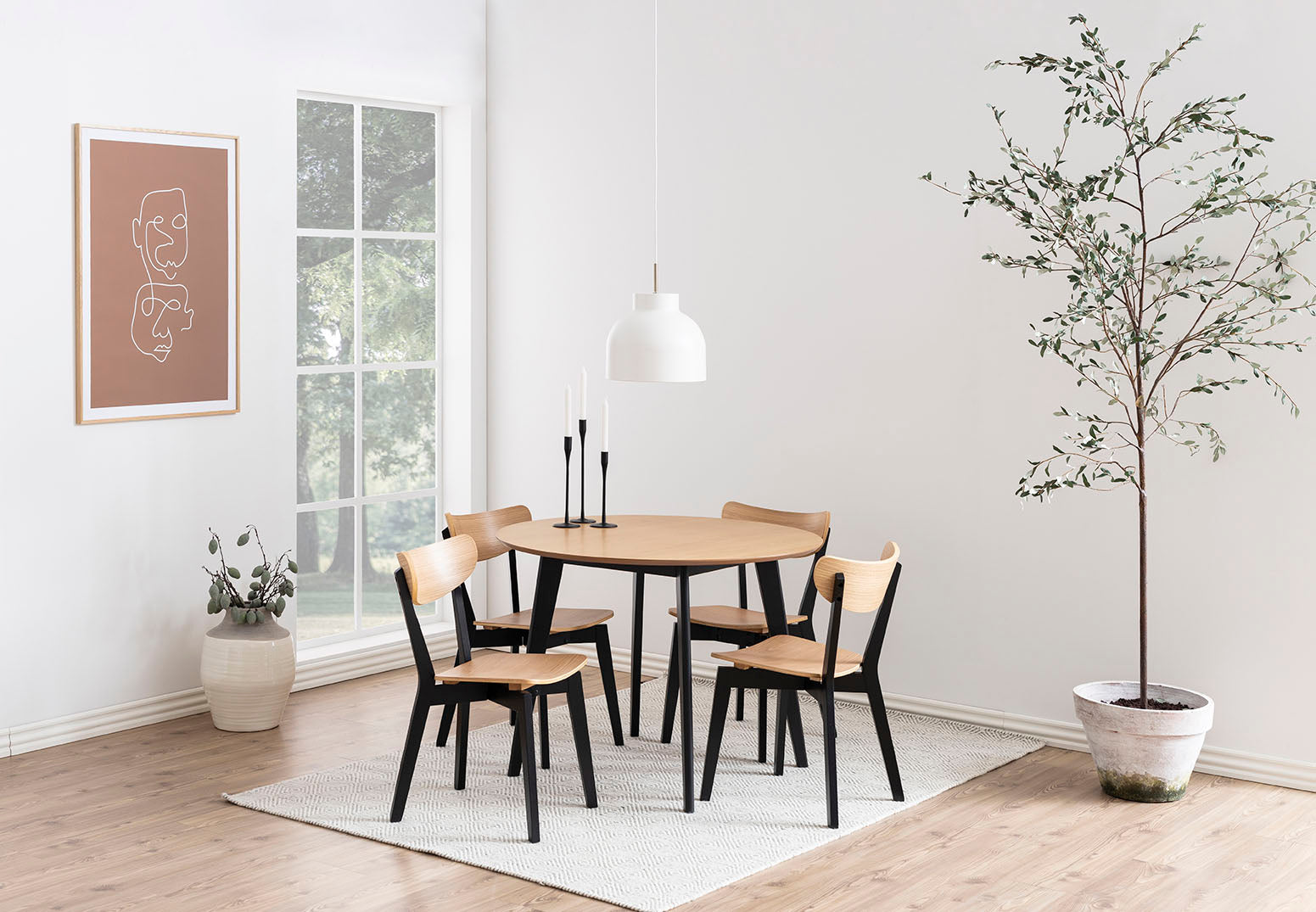 Hamar Eetkamerstoel - Set van 2 - Eiken