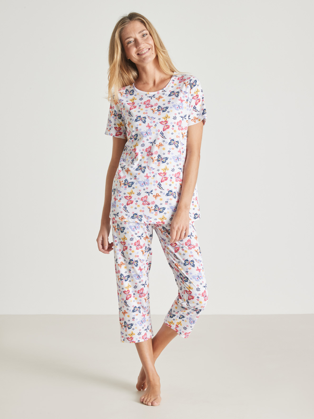 Tee-shirt de pyjama pur coton