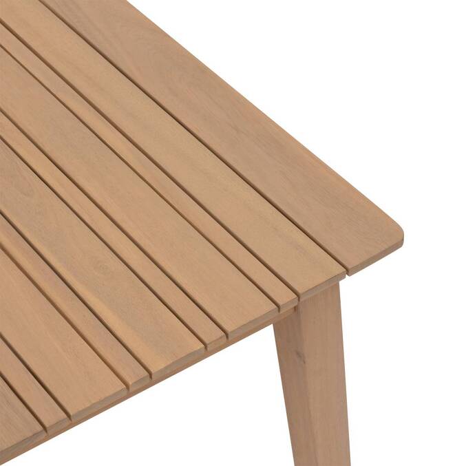 Table de jardin rectangulaire TIWI Acacia