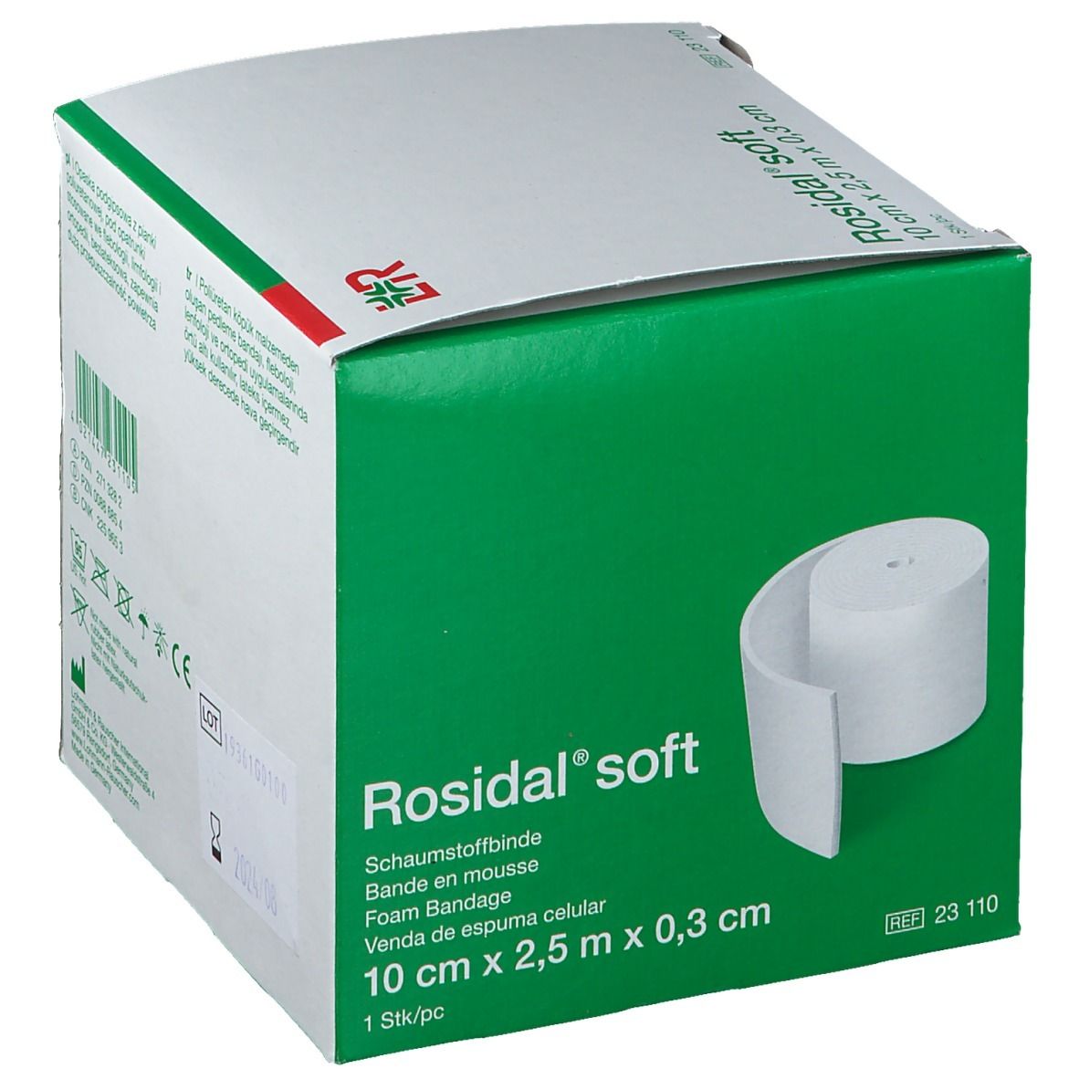 Rosidal® Soft 0,3 cm Stärke 10 cm x 2,5 m