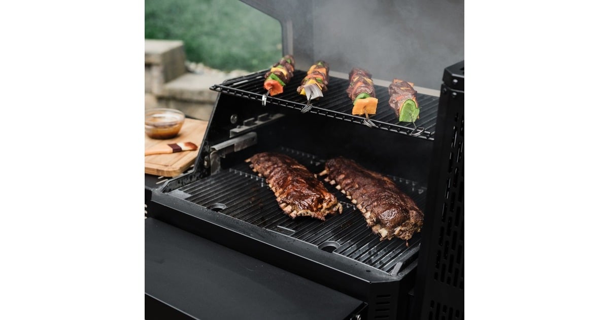 MasterbuiltGravity Series 600, digitale houtskoolgrill en roker barbecue  (Zwart, WiFi-besturing)