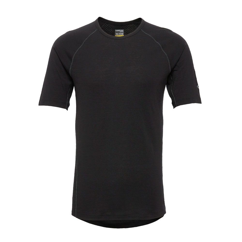 Icebreaker 150 ZONE MERINO - Tee-shirt Homme black
