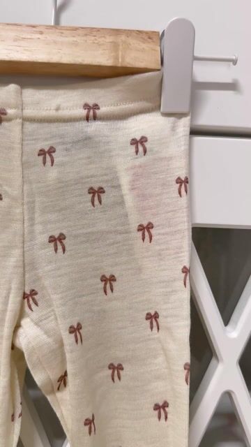 Ullbukse Leggings Baby – 60% Merino, 40% TENCEL Modal | Nalu Wo/Mo Slim Legging
