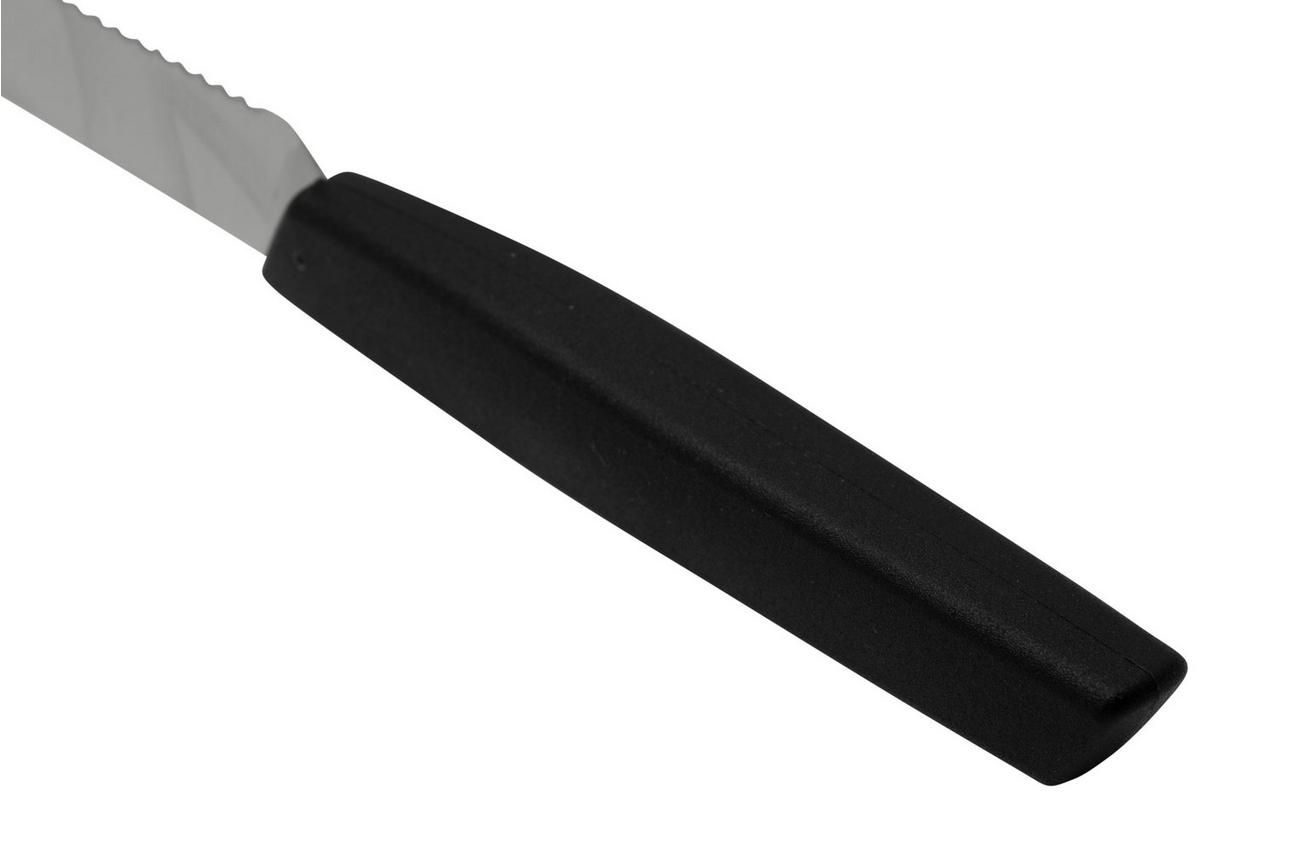 Victorinox Swiss Modern 6.9003.10W gekarteld groentemes 10 cm, zwart