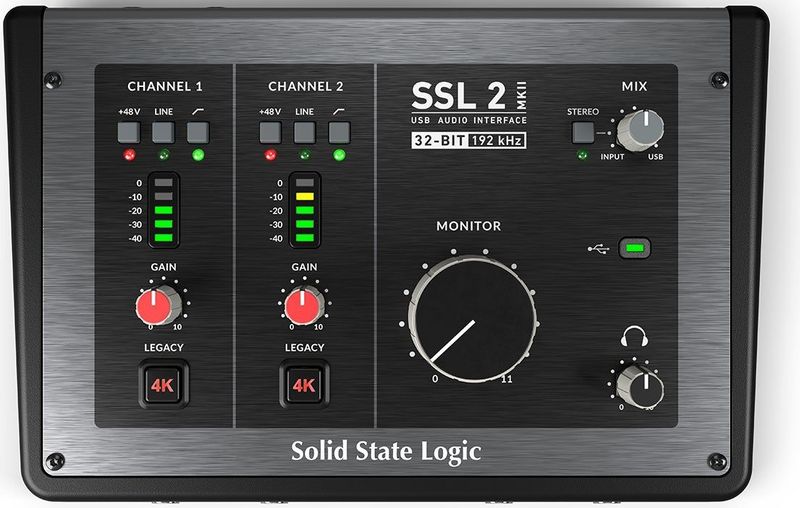 Solid State Logic - SSL 2 mkII - Audio-interface - Zwart