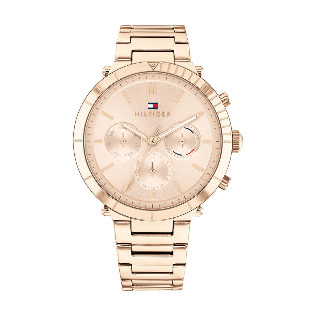 Montre Tommy Hilfiger Doré Rose