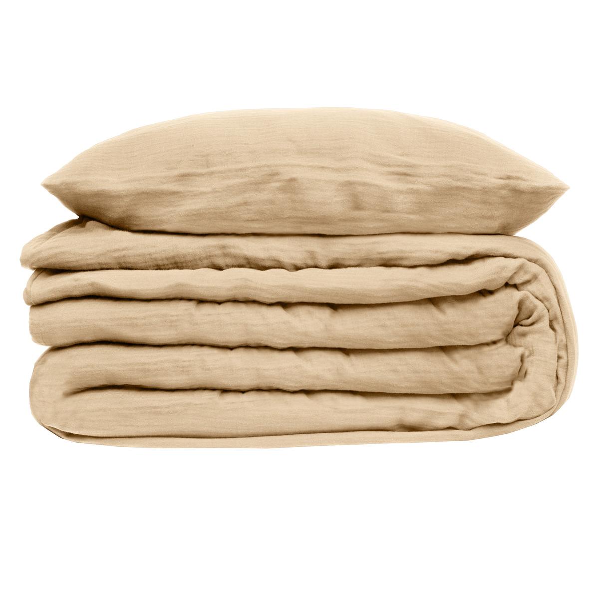 PARURE DOUBLE GAZE COTON LIN 240X220CM