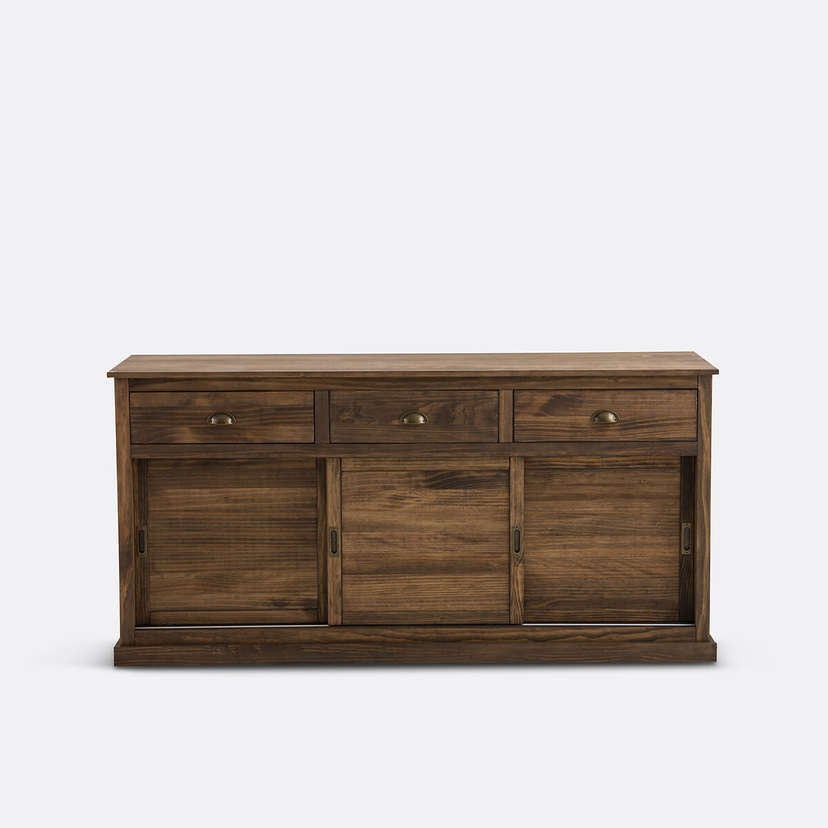 LA REDOUTE INTERIEURS<br>Aparador com 3 portas e 3 gavetas em pinho maciço e MDF, Lunja