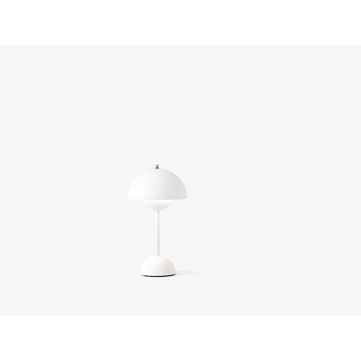 &Tradition Flowerpot VP9 Bordlampe, Mat Hvid, Ø16 cm