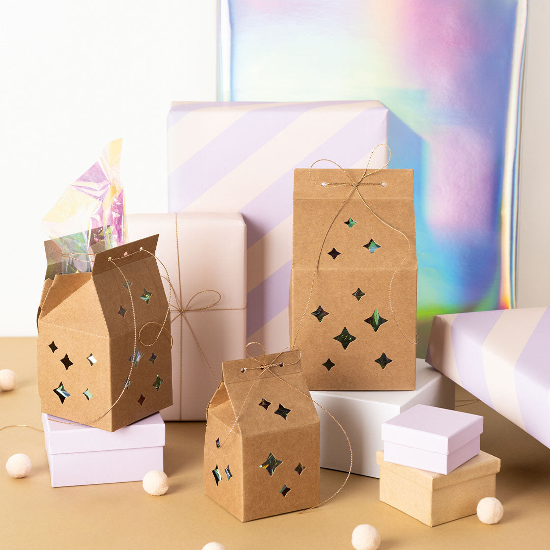 Folia cadeauzakjes star - 6st