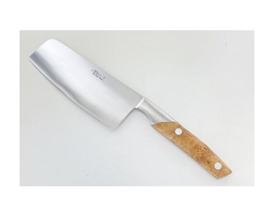 COUPERET ORIENTAL 17 cm - Le Thiers par Goyon - Manche Genévrier Couteaux de cuisine professionnel