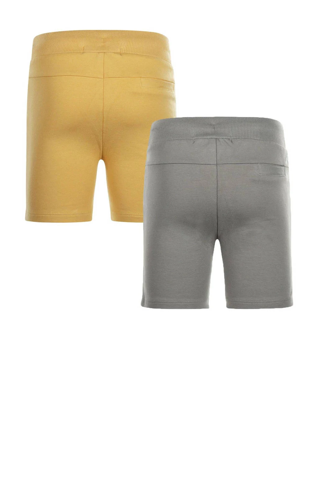 Koko Noko sweatshort - (set van 2) grijs/geel