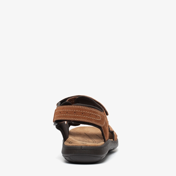 Mountain Peak leren heren sandalen bruin