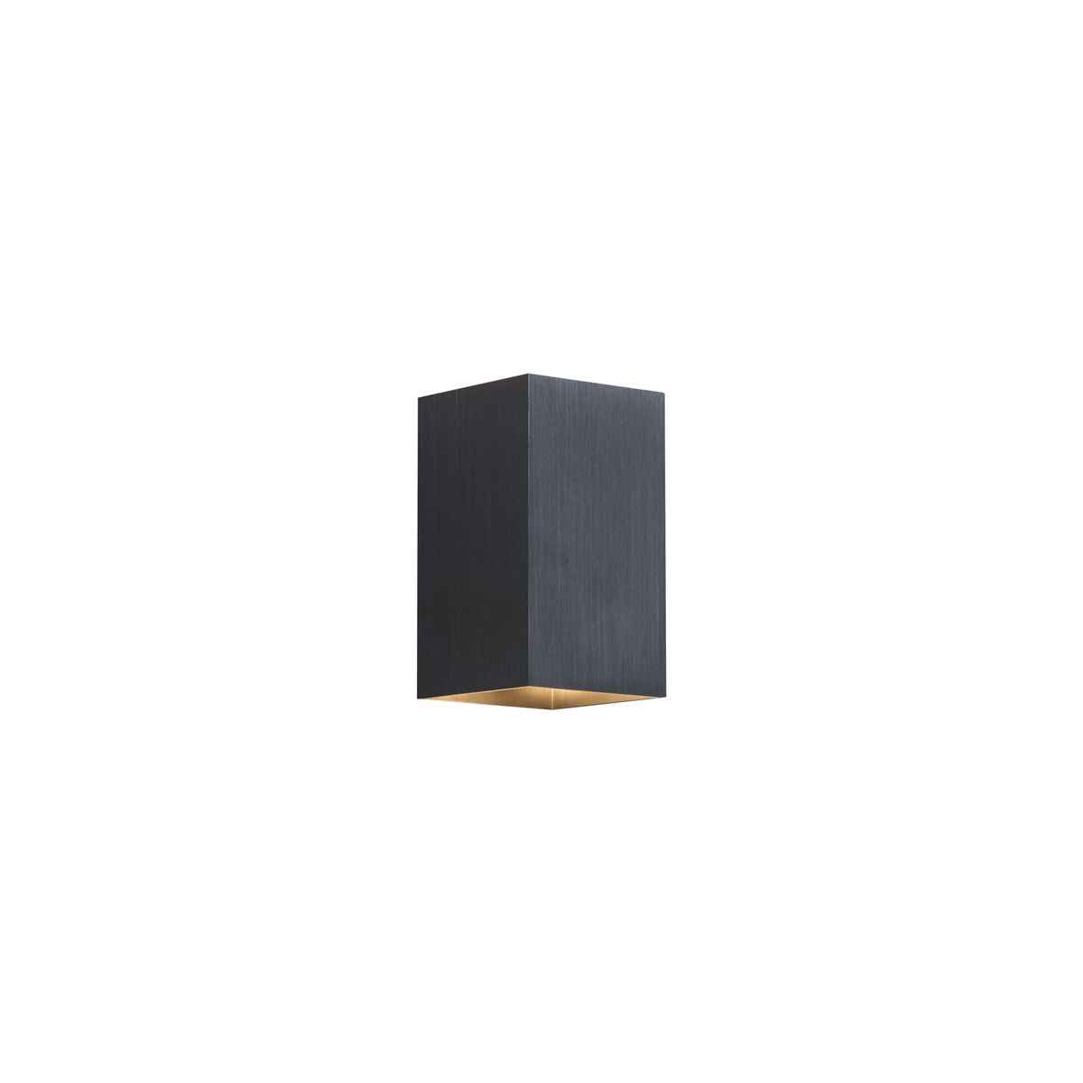 Moderne wandlamp gunmetal vierkant 2-lichts GU10 50mm - Sandy