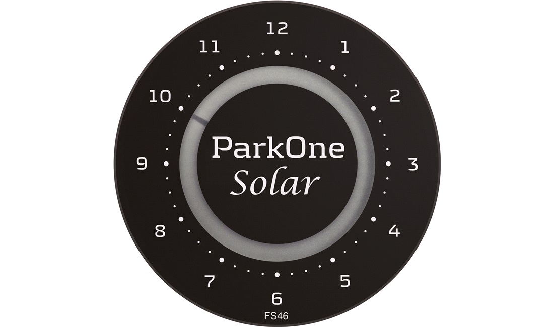 Elektronisk P-skive ParkOne Solar