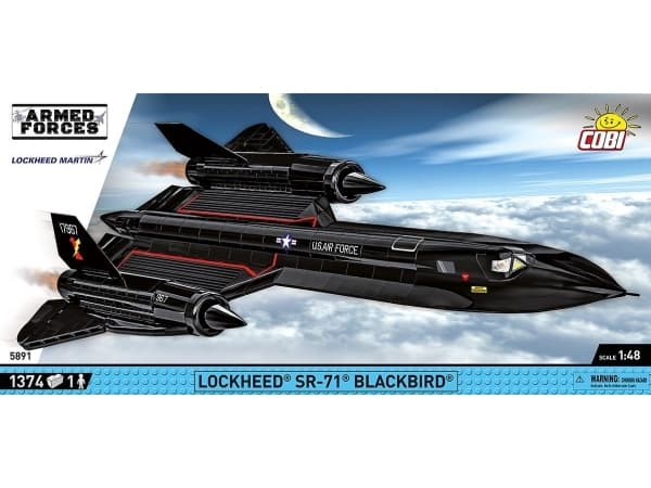 COBI Lockheed SR-71 Blackbird, Byggeklosser, 8 år, 1374 stykker