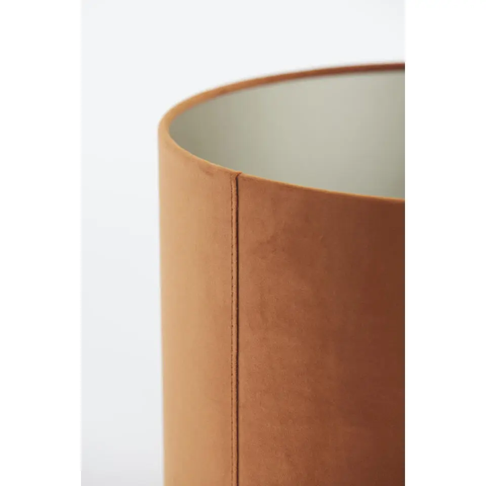 Cilinder Lampenkap Velours - Terra - Ø40x30cm