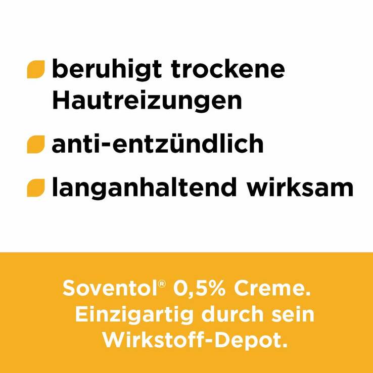 Soventol® HydroCort 0,5% Creme bei akuten Hautentzündungen, 30 g