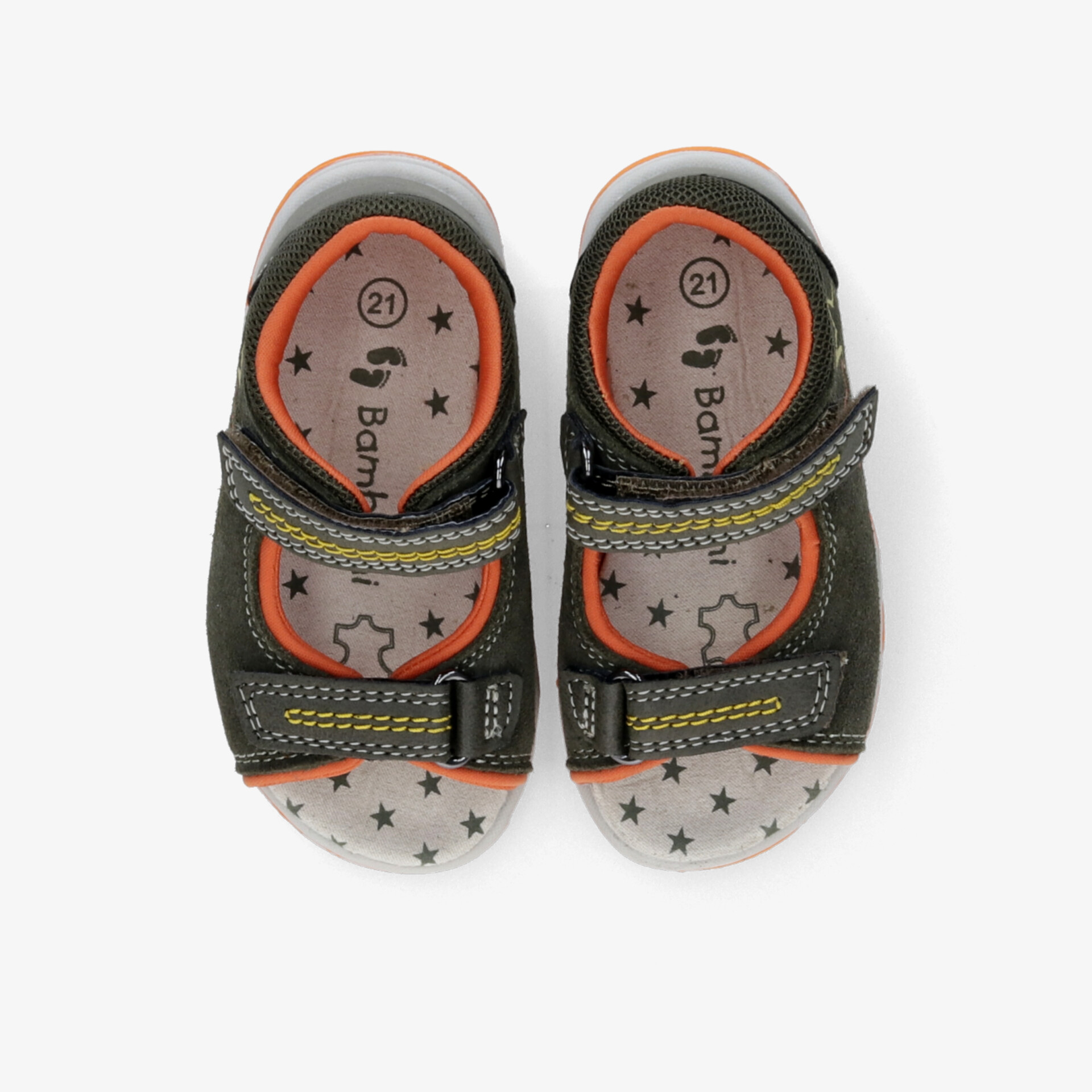Bambulini Kinder Sandalen olive