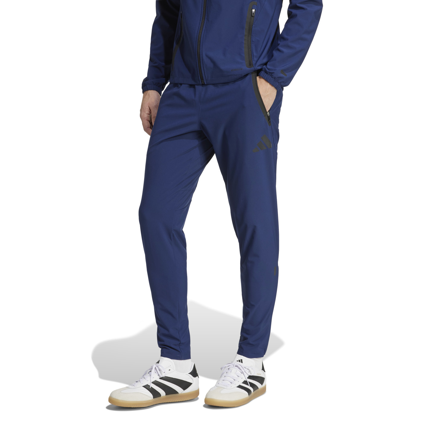 Adidas Manchester United Vis Tech Trainingsbroek 2024-2025 Blauw