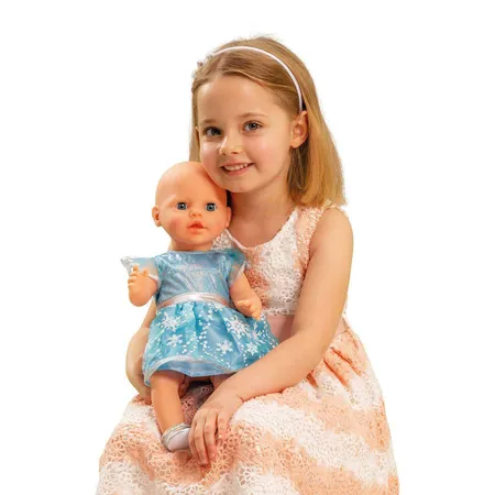 Heless Puppenkleid, Eis-Prinzessin, Größe 28-35 cm