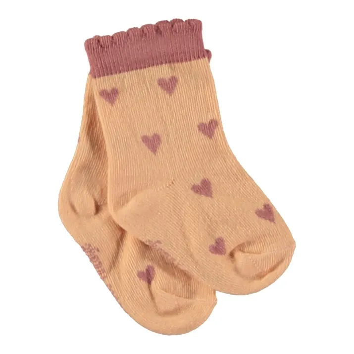 Tocoto Vintage Chaussettes Cœur | Rose