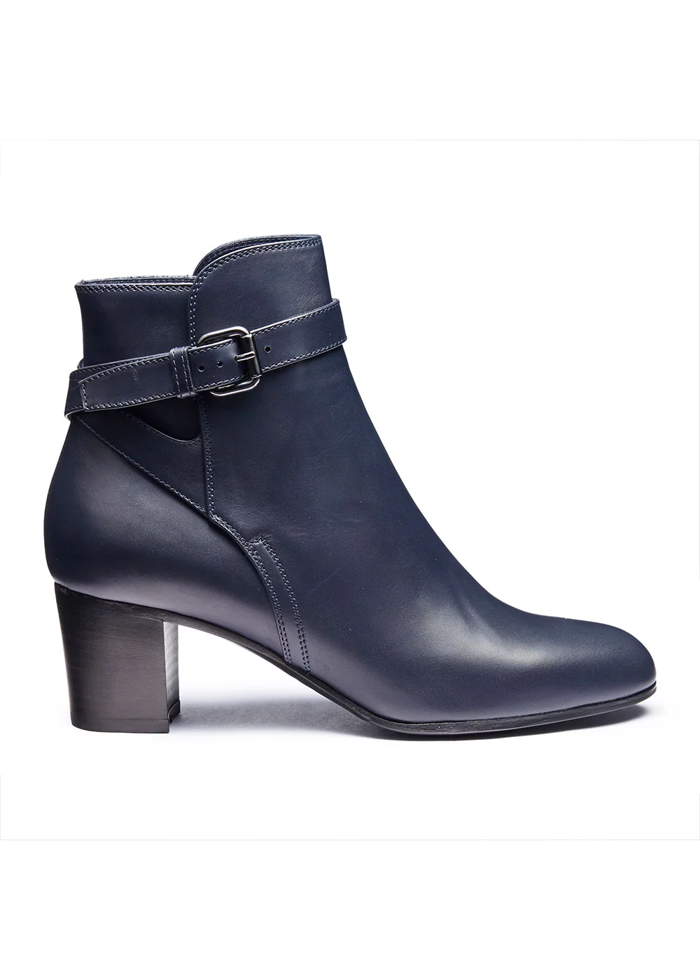 BOOTS CARDINET CUIR MARINE