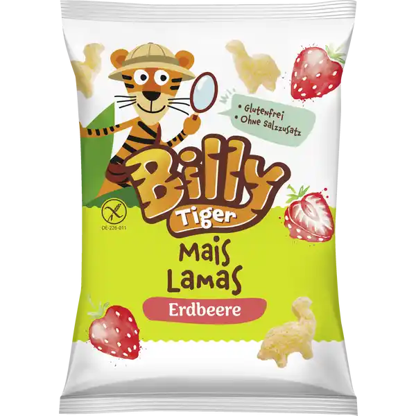 Mais Lamas Erdbeere
