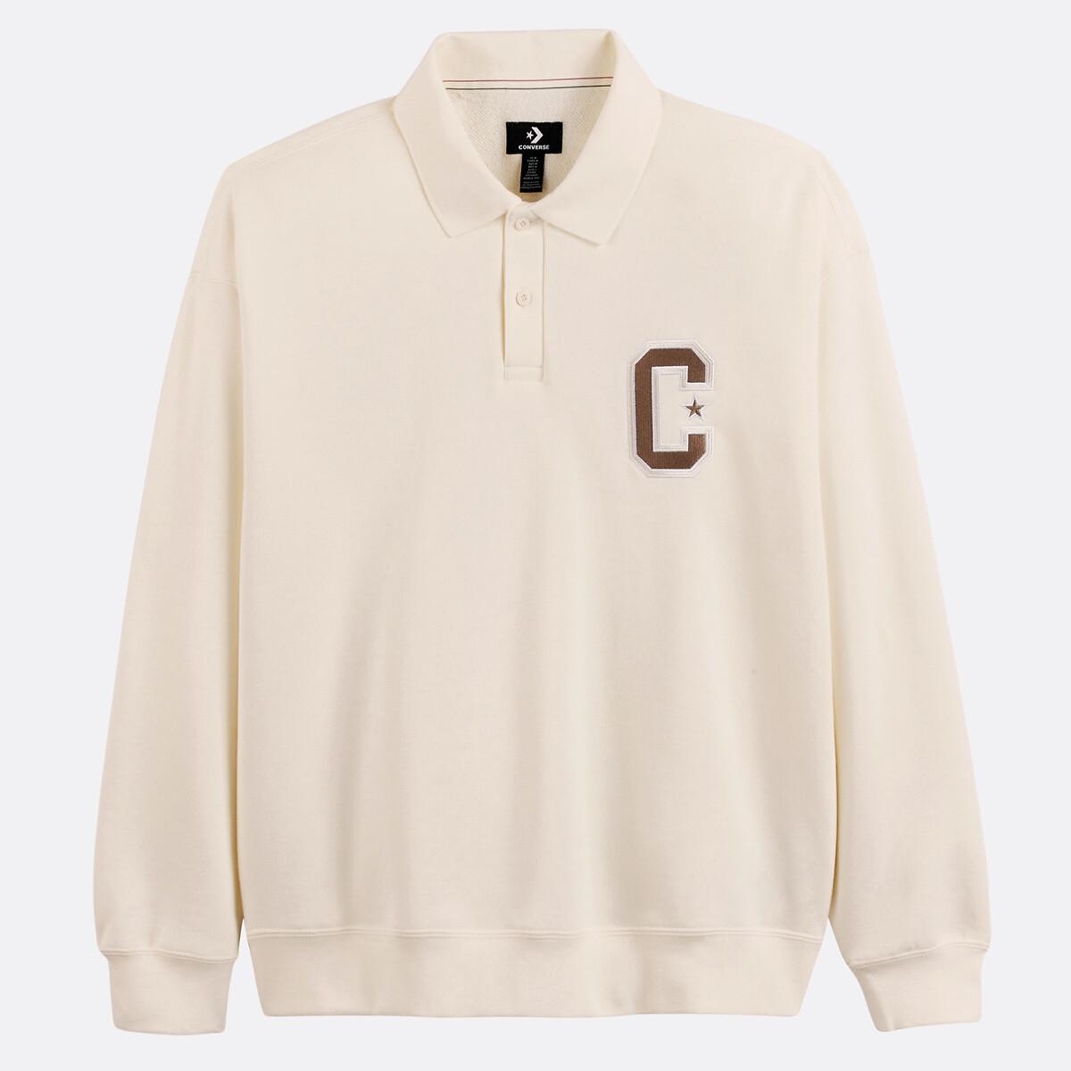 CONVERSE<br>Suéter com gola polo