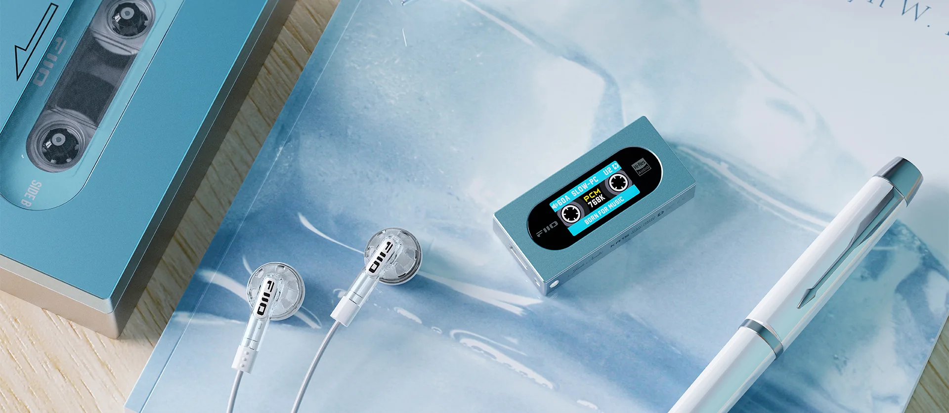 Fiio KA15 Bleu DAC Audio portables