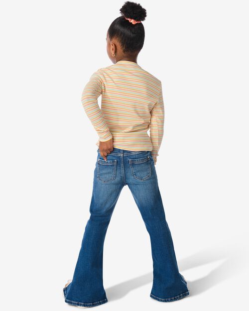 jean enfant évasé bleu moyen