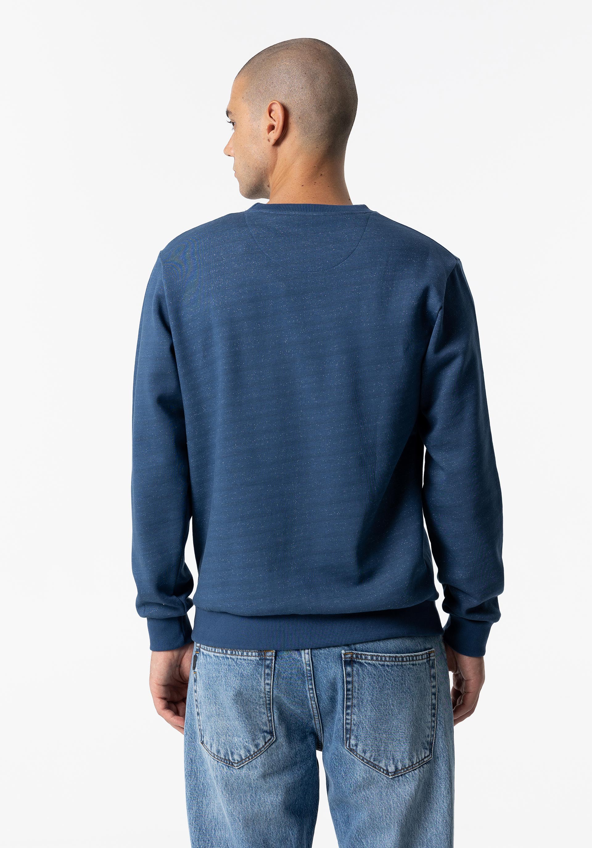 Sweatshirt Estampado Frontal com Relevo