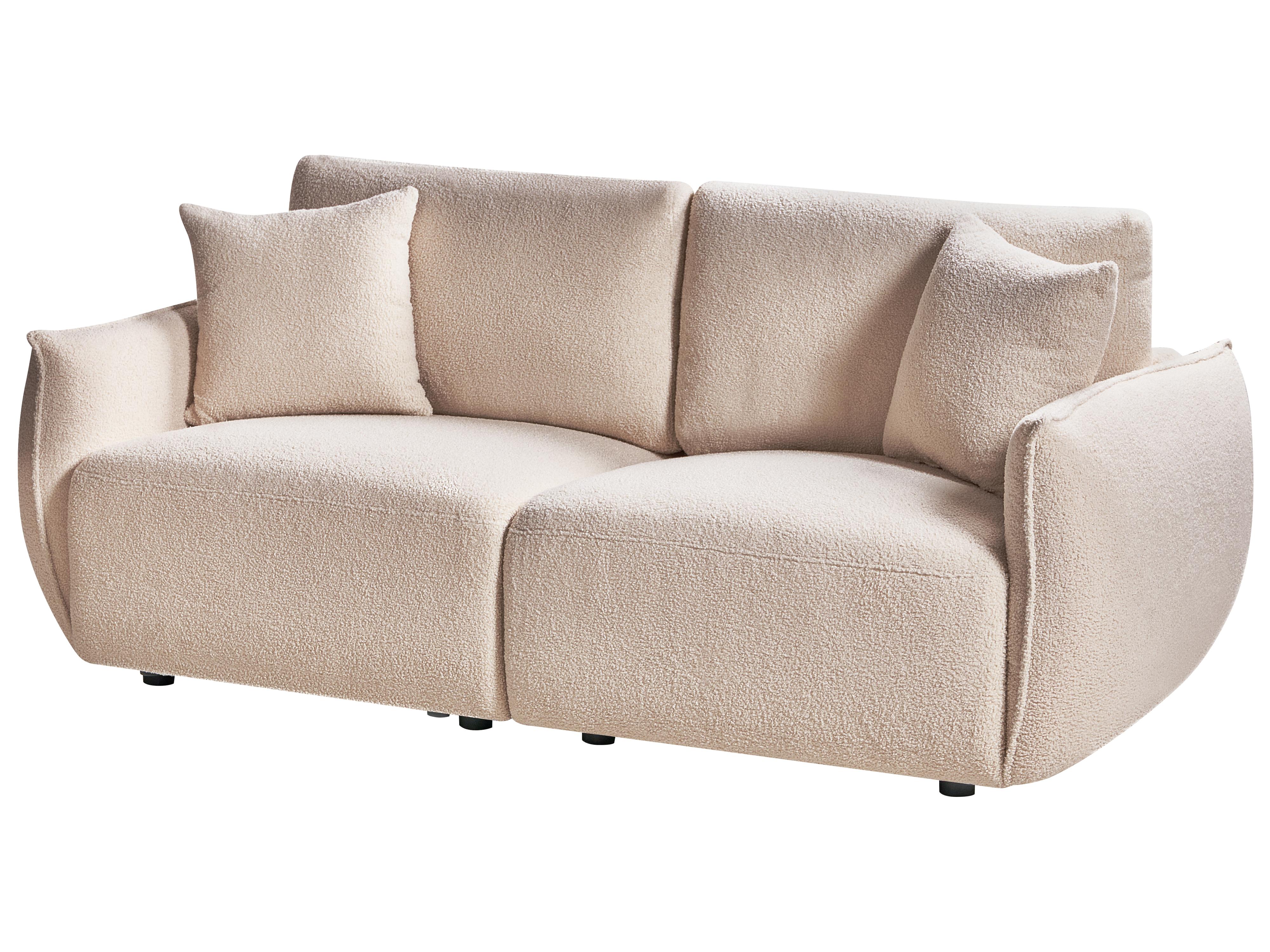 Modulaire bank 2-zits MESNALI Bouclé Beige
