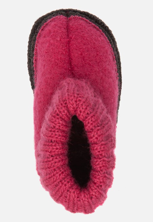 Bergstein Cozy slofjes roze Schapenwol 750209