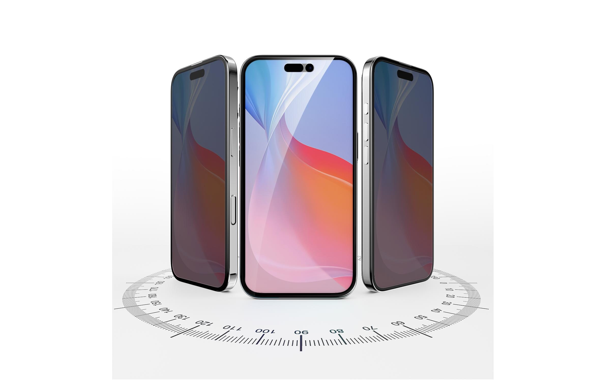 Second Glass Privacy iPhone 16Second Glass Privacy mit Montagerahmen für das Apple iPhone 16