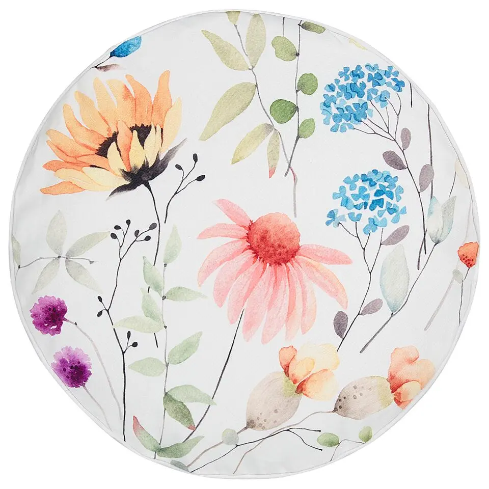 MONESI - Tuinkussen set van 2 - Meerkleurig - ⌀ 40 cm - Polyester
