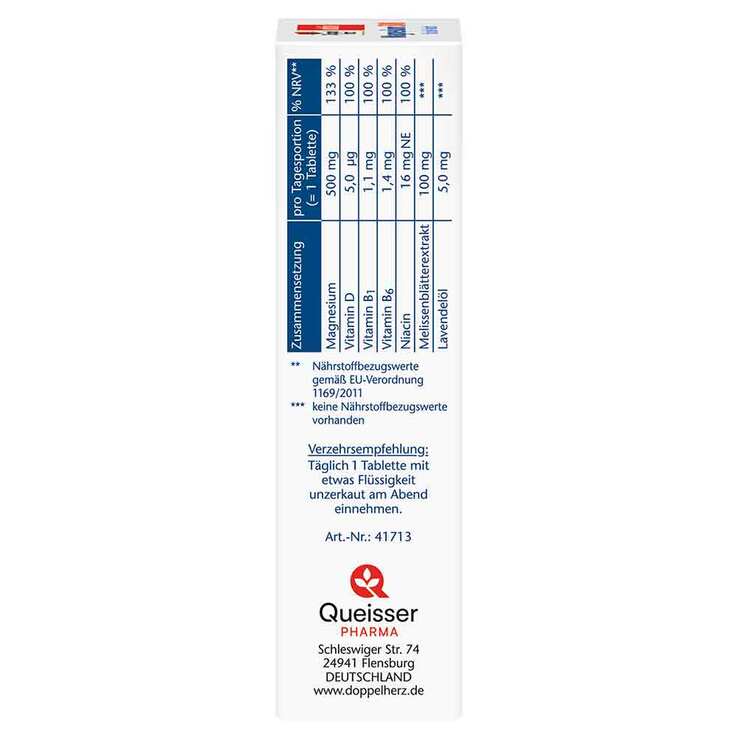 Doppelherz Magnesium 500 für die Nacht Tabletten, 30 St