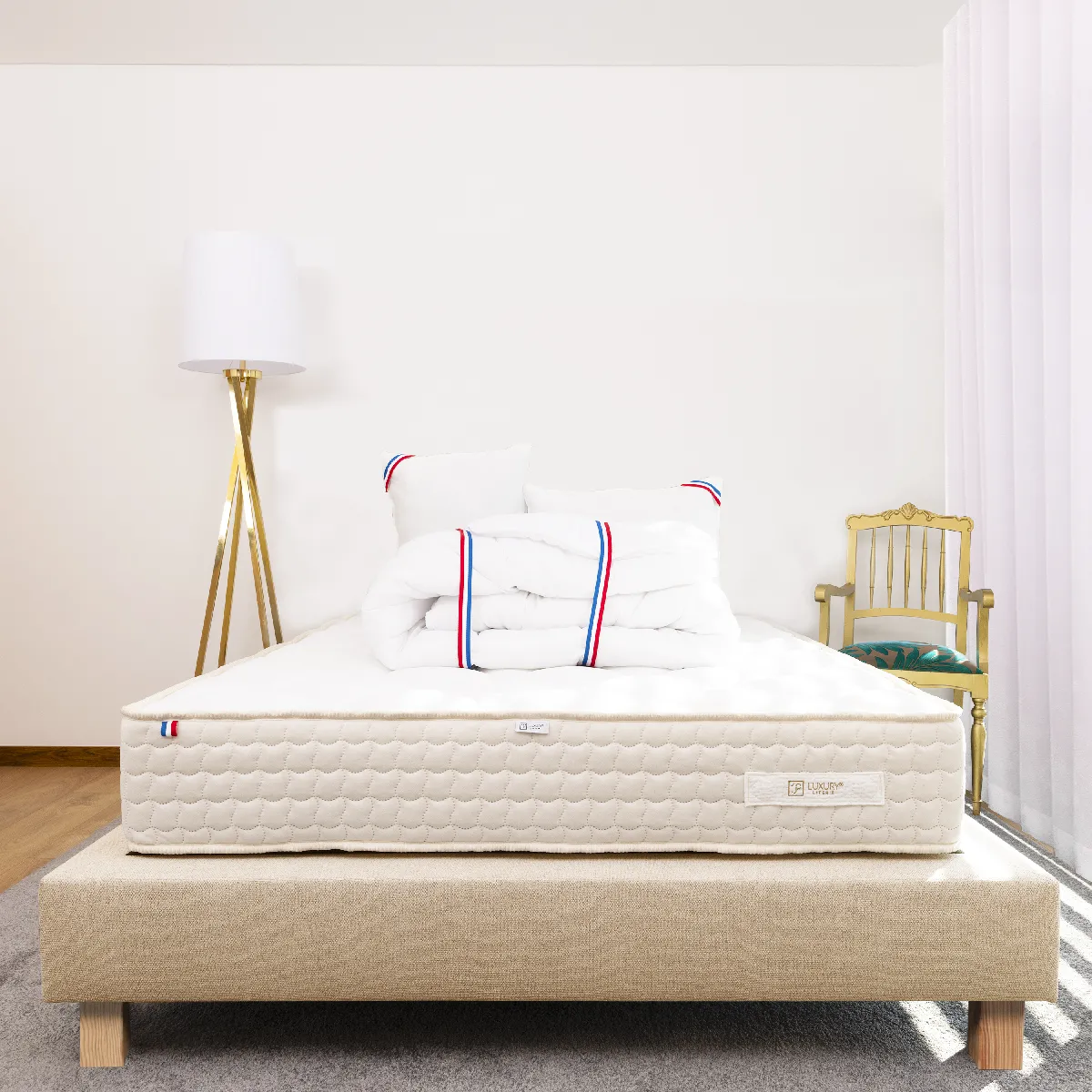 Luxury Literie Sublime 140 x 190 cm - Beige