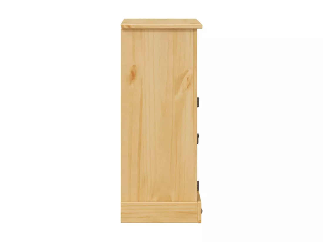 Armoire de salle de bain Corona 70x33x80 cm bois de pin massif