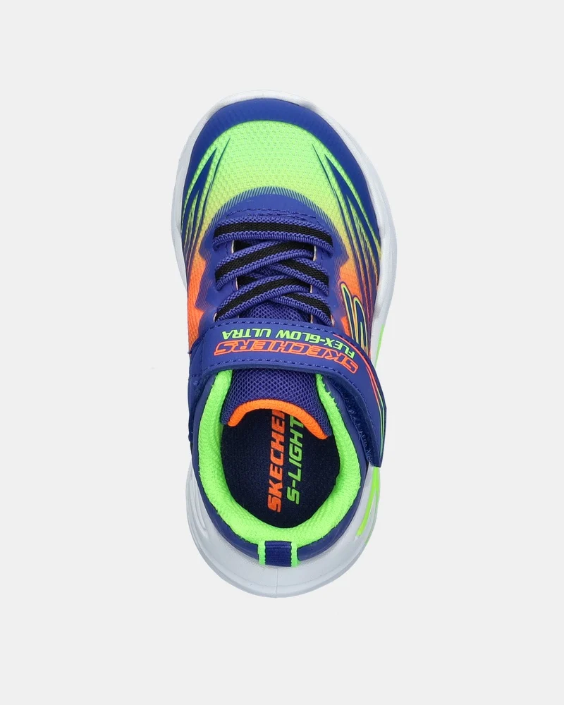 Skechers S Lighs Flex-Glow Ultra Klittenbandschoenen  - blauw